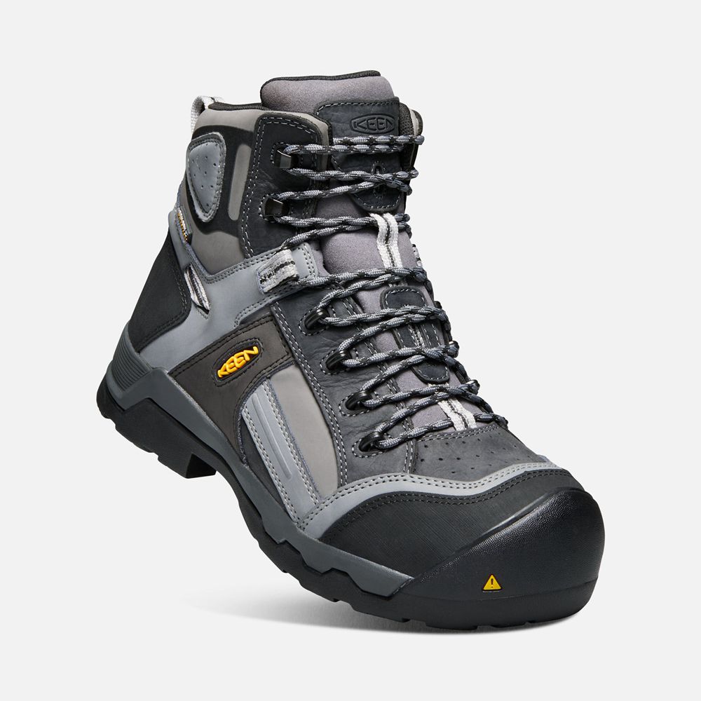 Botte de Travail Keen Homme porno Foncé | Davenport 6\" Insulated Waterproof (Composite Toe) | LUITR-